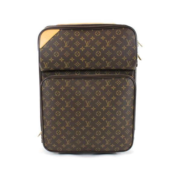 Louis Vuitton Handbags - Louis Vuitton Pégase 55 Monogram Rolling Suitcase Travel Canvas Leather Luggage